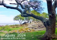 Kunstkalender 2024 URUGUAY - Bienvenido al R&iacute;o de la Plata -Land der Gauchos und endloser Str&auml;nde-