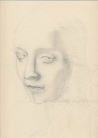 Frauenportrait nach da Vinci | Portrait of a woman after da Vinci | Portrait d&#039;une femme apr&egrave;s da Vinci
